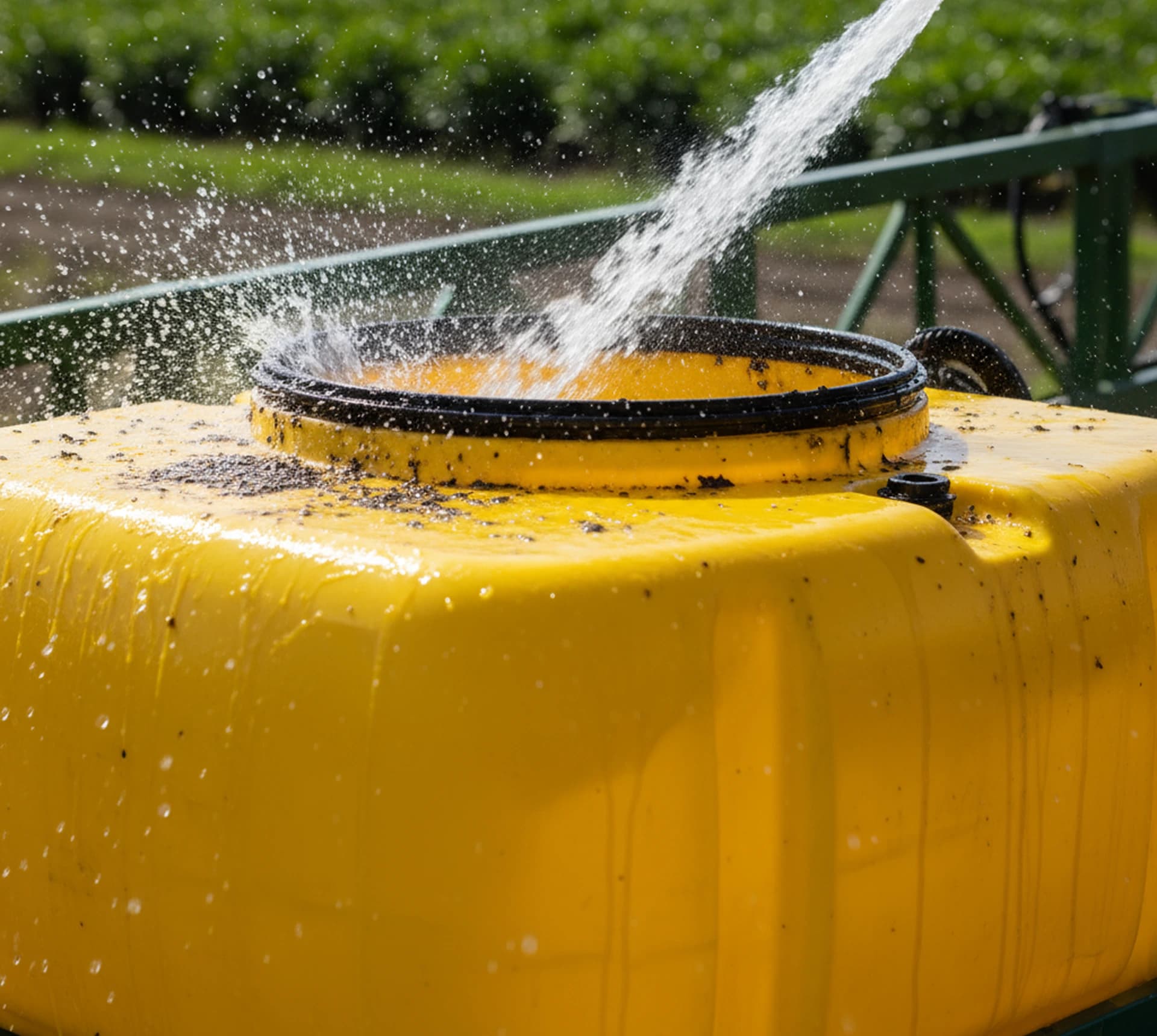 Imagem de avisão pulverizando com Kip Agi