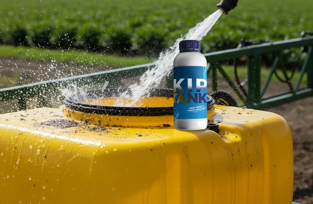 Campo de cultivo ao entardecer com plantação saudável...