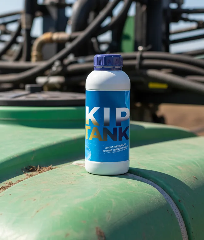 Imagem aérea de uma lavoura saudável após aplicação do Kip Agi, representando estabilidade e eficiência no manejo agrícola.