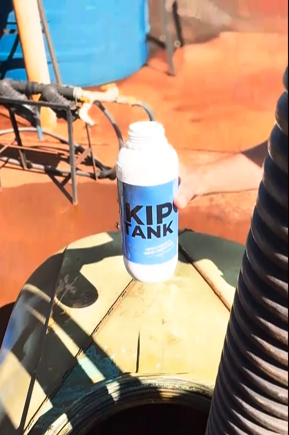 Limpeza poderosa de tanques e reservatórios