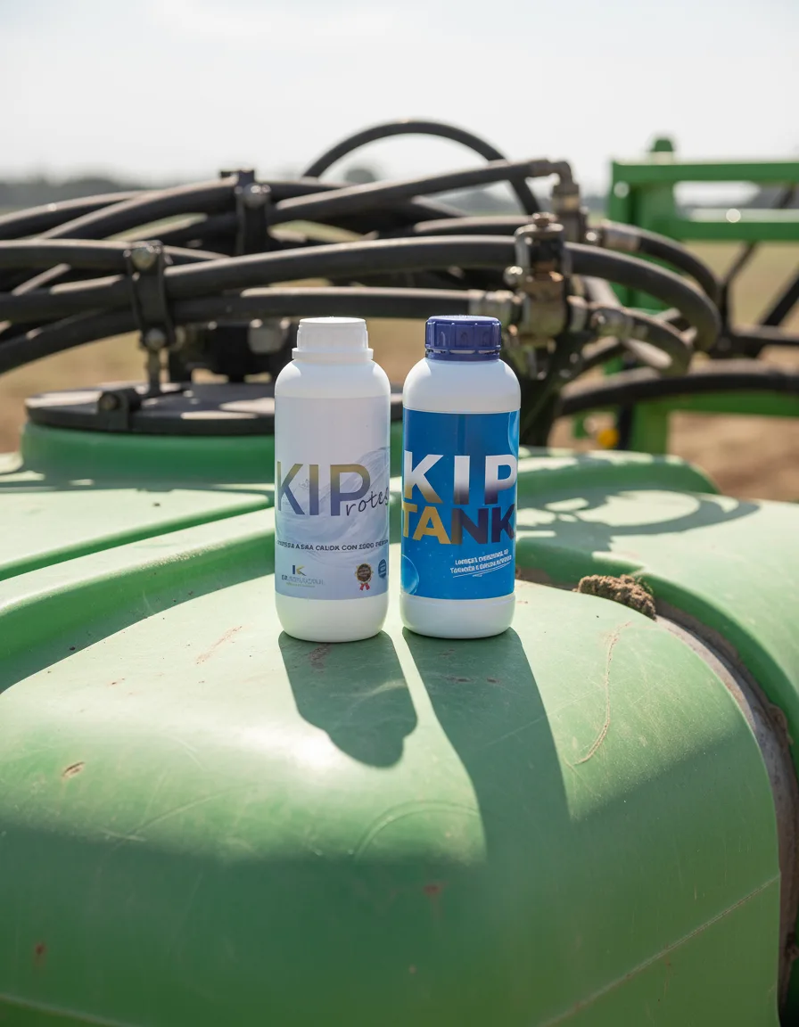 Imagem de máquinario sujo pronto para serem limpos com produtos Kip