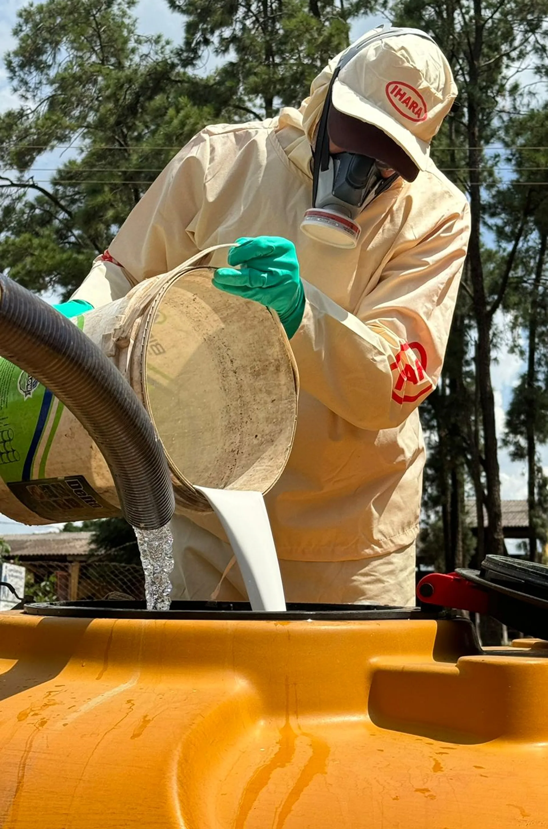 Imagem ilustrativa do campo com tecnologia agrícola